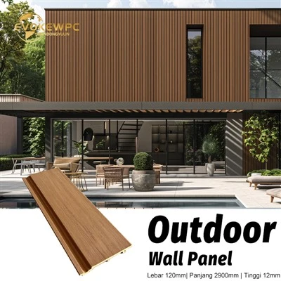 Panel Dinding 3D Tahan Cuaca ASA